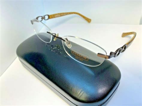 coach rimless glasses.